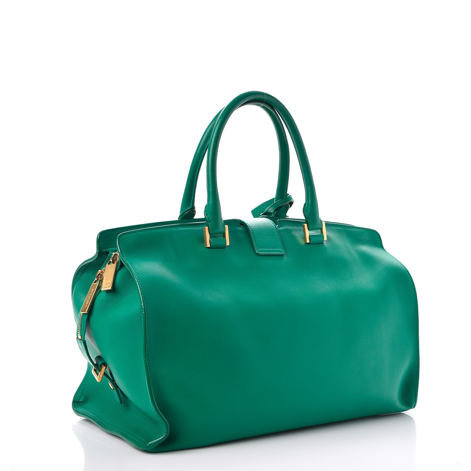 Saint Laurent Calfskin Medium Classic Y Cabas Green 3 of 14