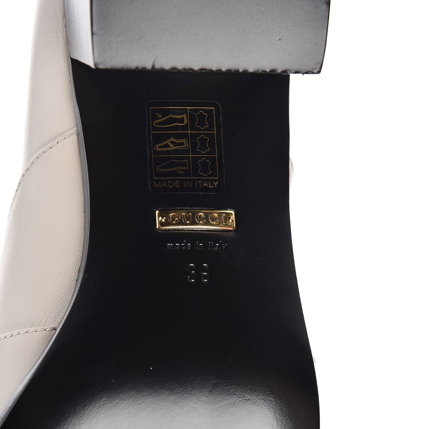 Gucci Malaga Kid Polly Kiltie Fringe Loafer Pumps 39 Mystic White 6 of 9
