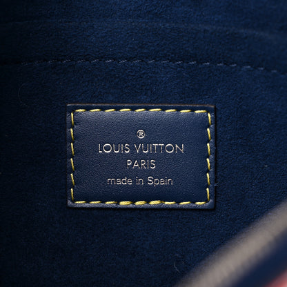 Louis Vuitton Epi Neverfull Pochette MM Denim Red 6 of 6