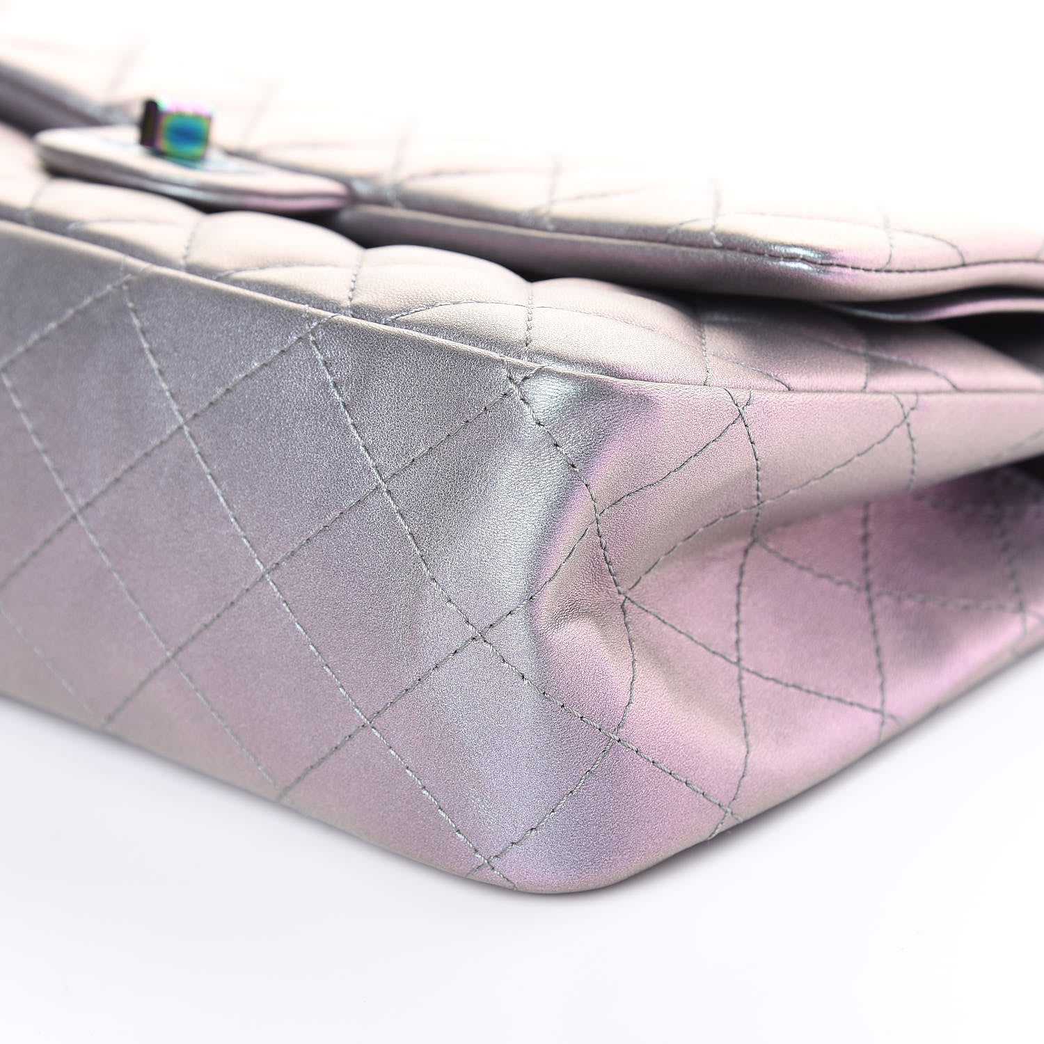 Chanel Iridescent Lambskin Quilted 2.55 Reissue 226 Flap Light Purple 10 of 12