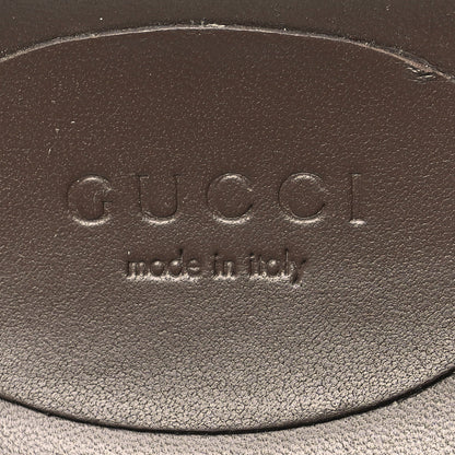 Gucci GG Supreme Monogram Miro Soft Calfskin Womens Horsebit Slippers 40.5 Beige Ebony New Acero 8 of 9