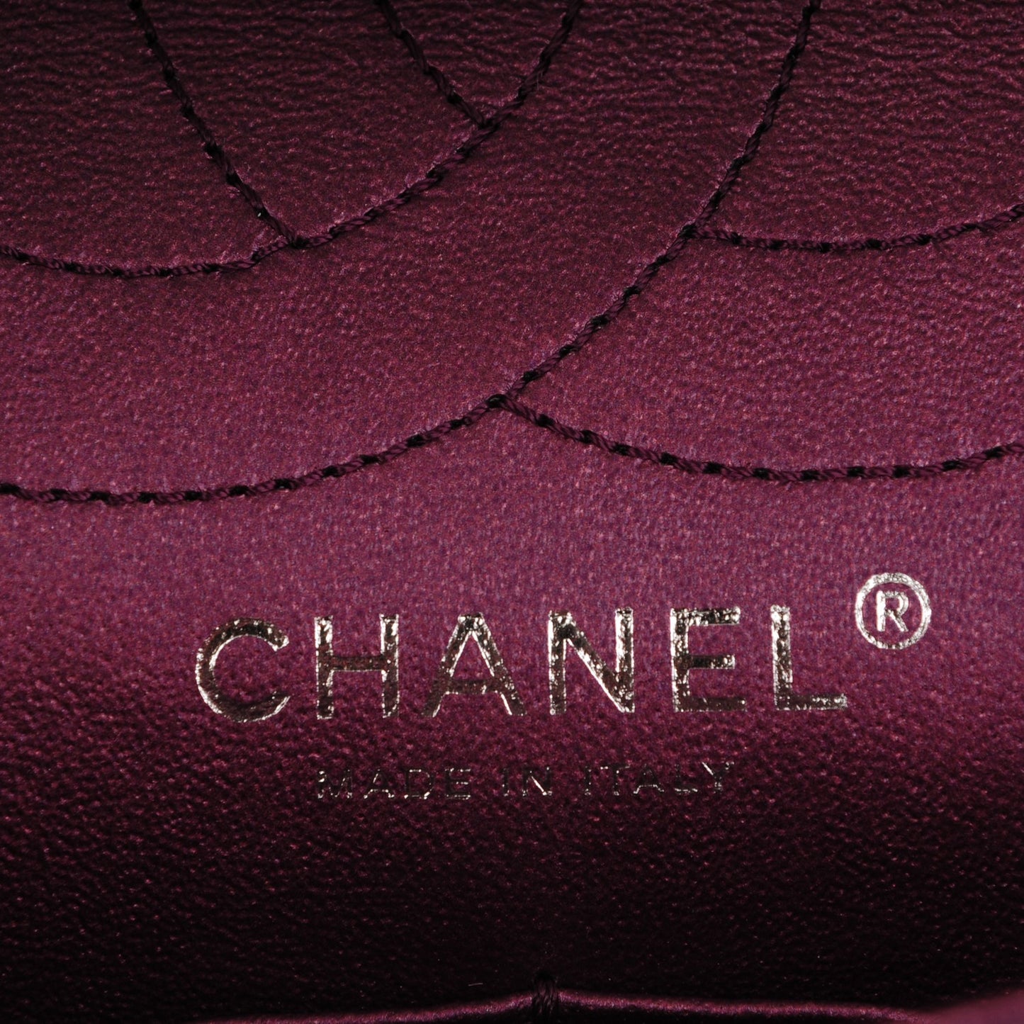 Metallic Aged Calfskin Quilted 2.55 Reissue 226 Flap Dark Purple