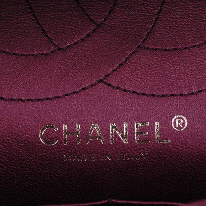 Chanel Metallic Aged Calfskin Quilted 2.55 Reissue 226 Flap Dark Purple 6 of 7