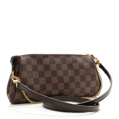 Louis Vuitton Damier Ebene Eva Clutch 3 of 10