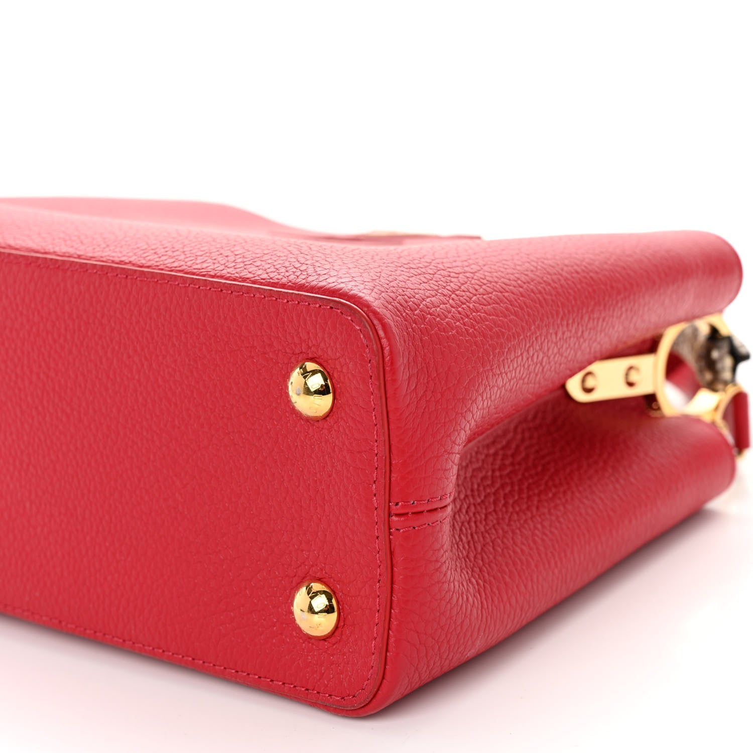 Louis Vuitton Taurillon Snakeskin Capucines BB Rubis 9 of 9