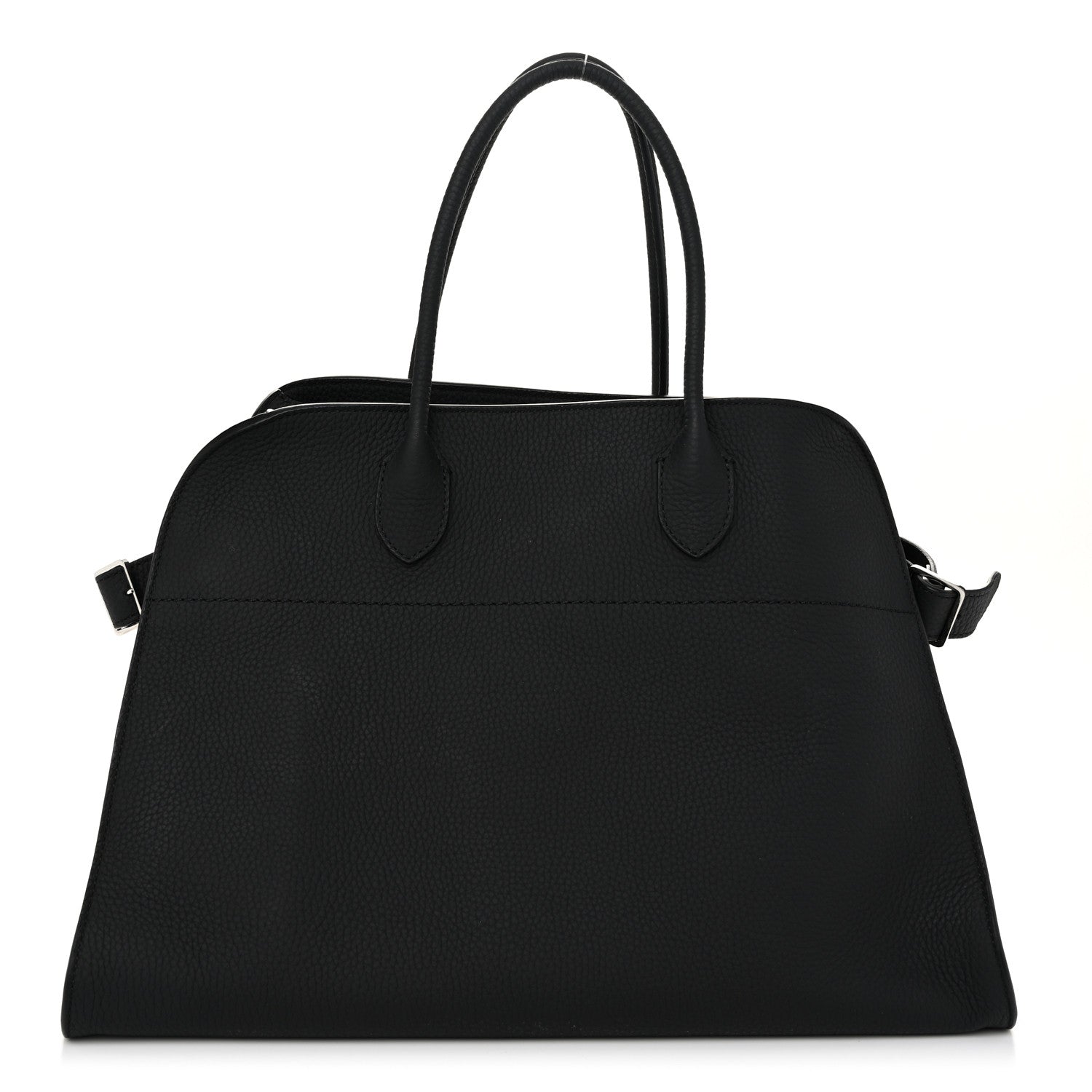 The Row Matte Grained Calfskin Soft Margaux 15 Black 1 of 9
