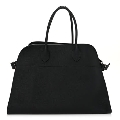 The Row Matte Grained Calfskin Soft Margaux 15 Black 1 of 9