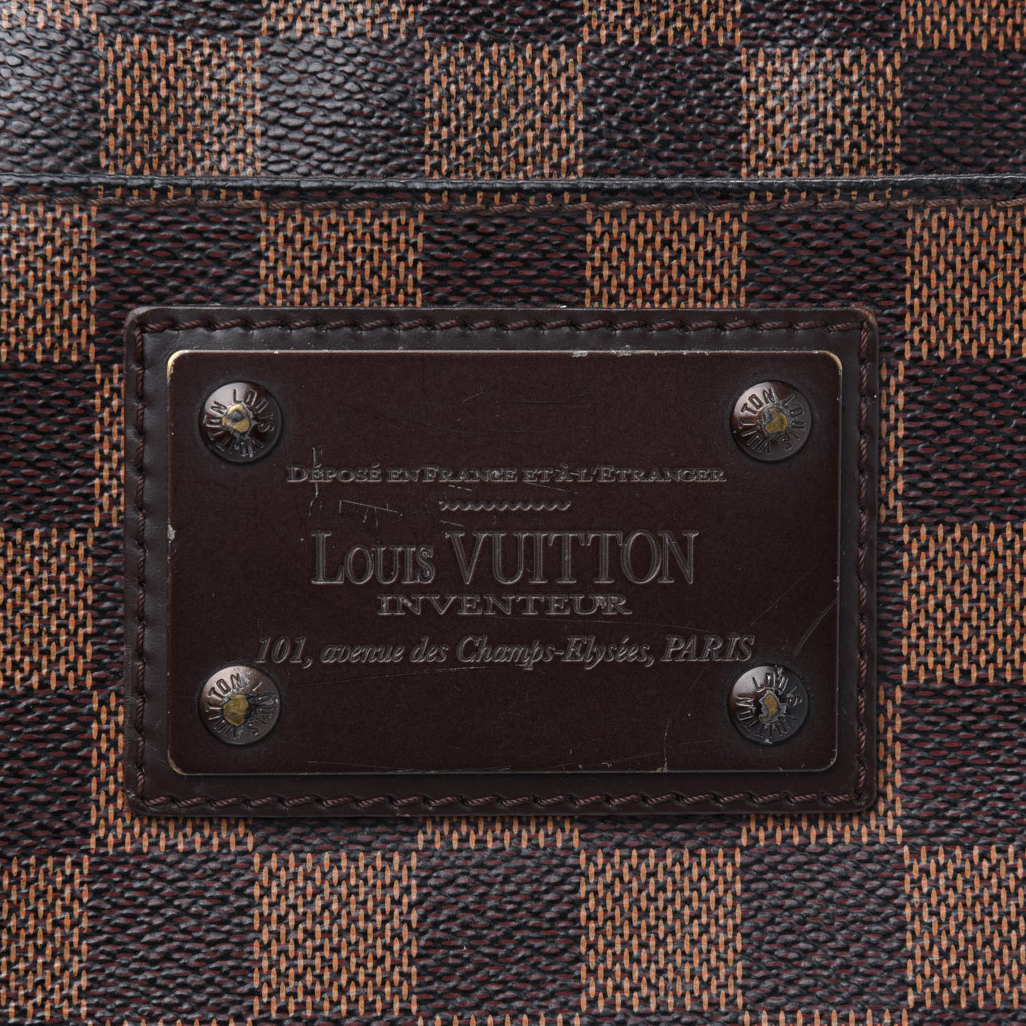 Damier Ebene Brooklyn Flat Pochette