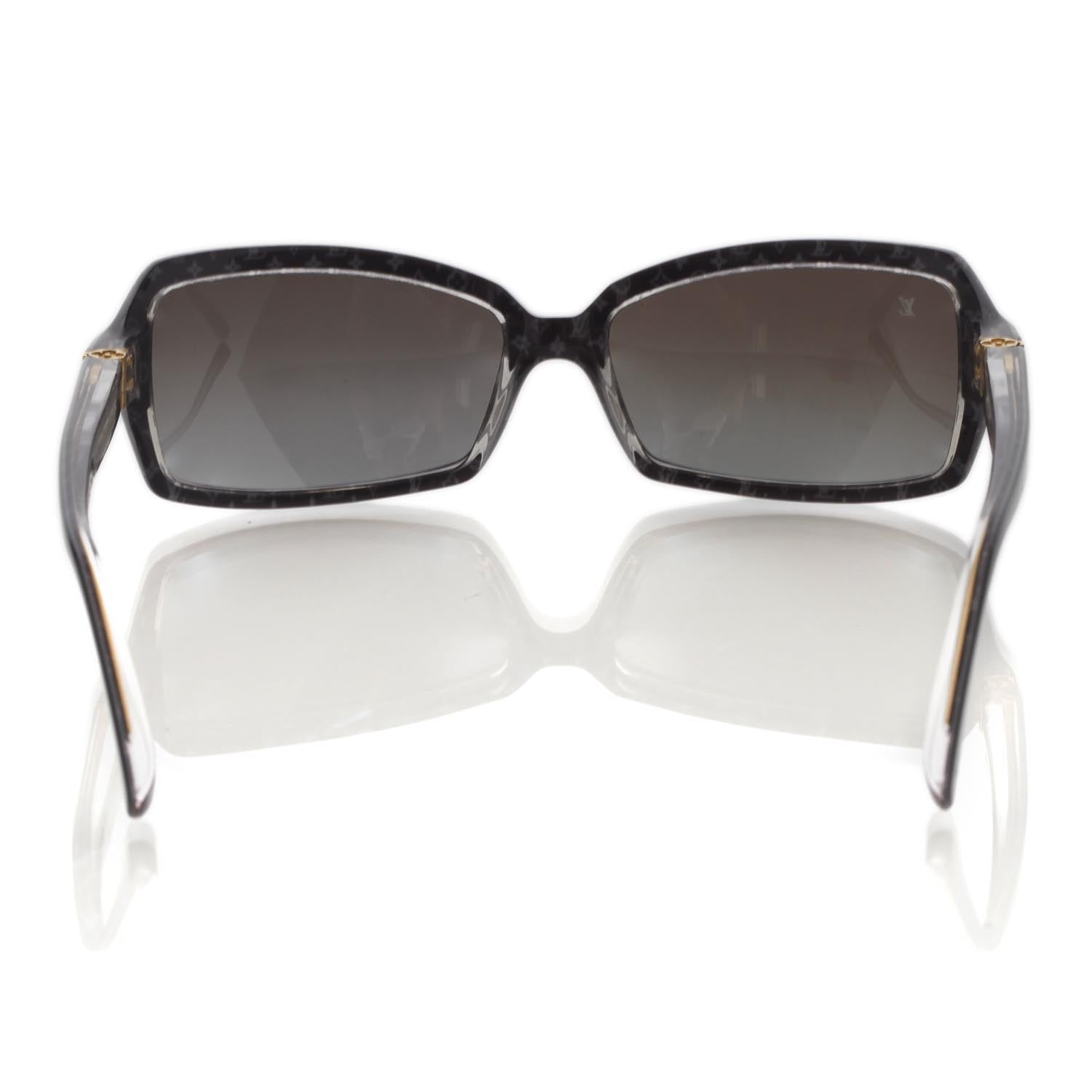 Louis Vuitton Acetate Frame Monogram Sunglasses Black 3 of 11