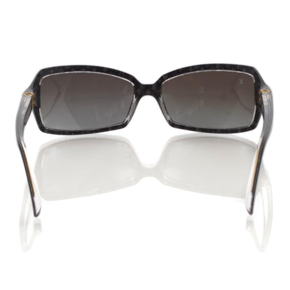 Louis Vuitton Acetate Frame Monogram Sunglasses Black 3 of 11