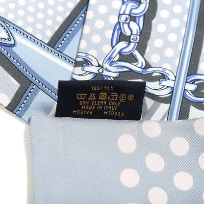 Louis Vuitton Silk Monogram Pop Confidential Bandeau Light Blue 4 of 4