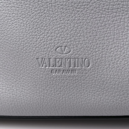 Valentino Garavani Grained Calfskin Rockstud Shoulder Tote Perla 12 of 14