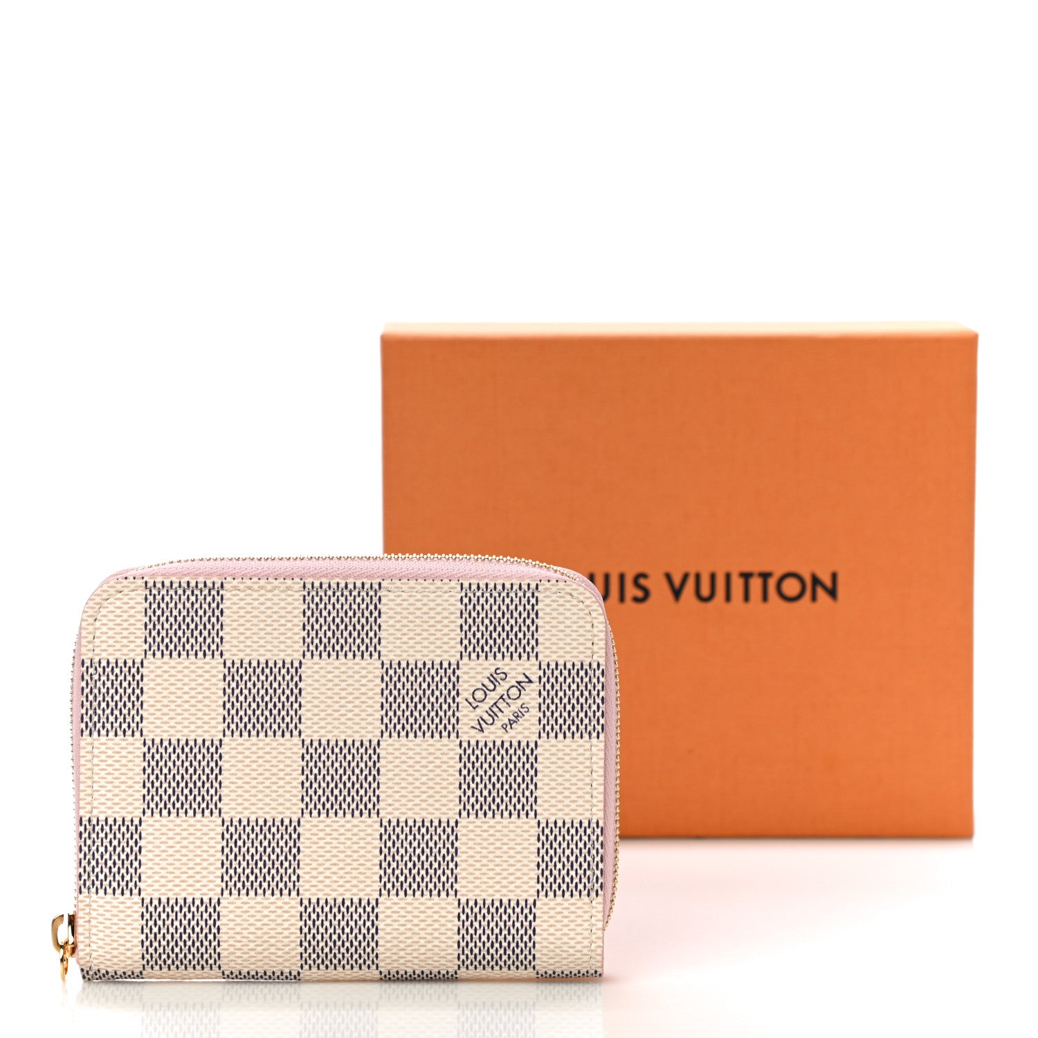 Louis Vuitton Damier Azur Zippy Coin Purse Rose Ballerine 10 of 10