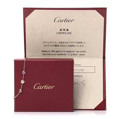 Cartier 18K Pink Gold Diamond Pink Sapphire D'Amour Bracelet 5 of 5