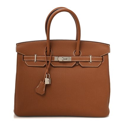 Hermes Togo Birkin 35 Gold 1 of 13