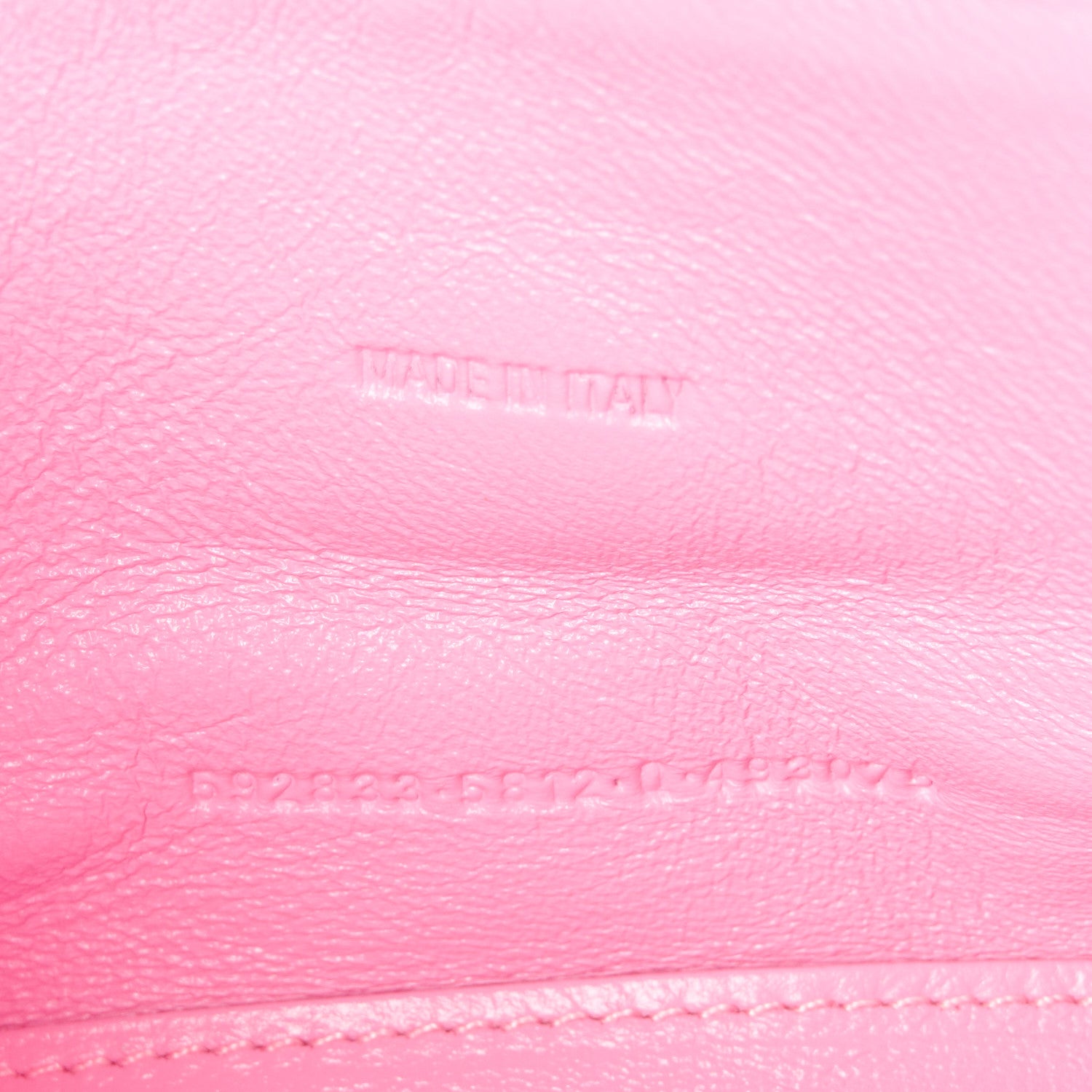Balenciaga Washed Denim BB Monogram Hourglass Top Handle Bag XS Pink 7 of 10