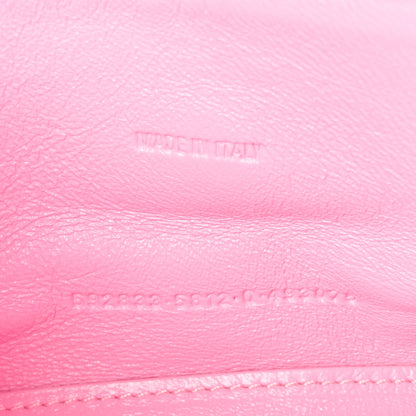 Balenciaga Washed Denim BB Monogram Hourglass Top Handle Bag XS Pink 7 of 10
