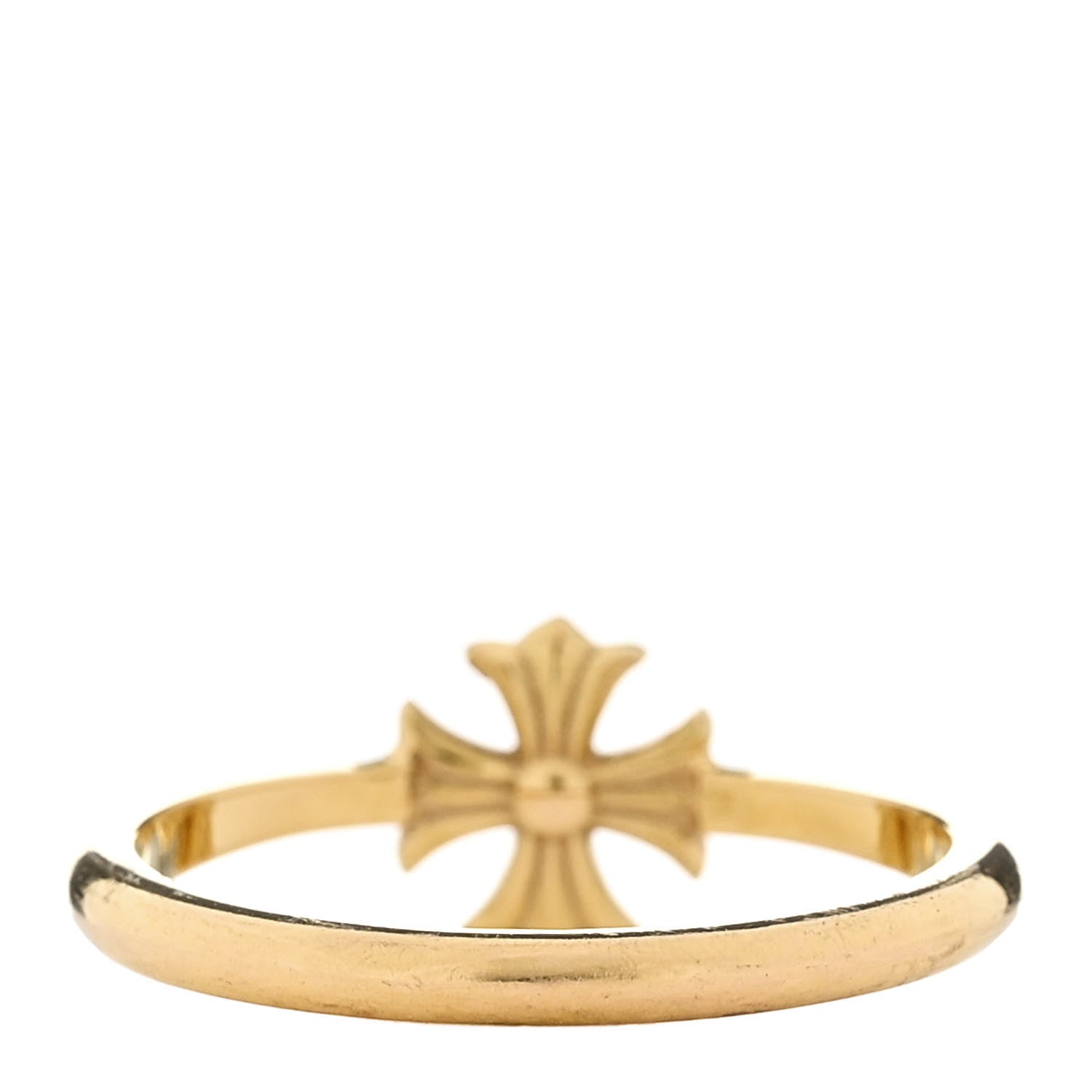 Chrome Hearts 22K Yellow Gold Bubblegum Ring 52 6 3 of 4