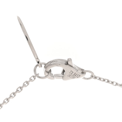 Cartier 18K White Gold Diamond .30ct C De Cartier Pendant Necklace 4 of 5