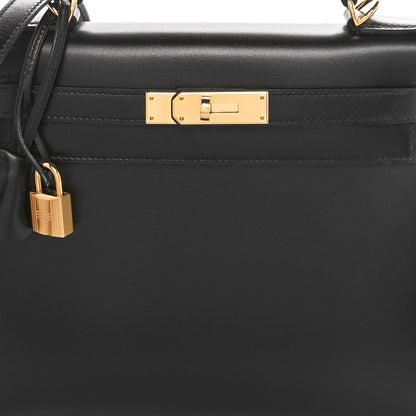 Hermes Box Kelly Sellier 28 Black 8 of 11