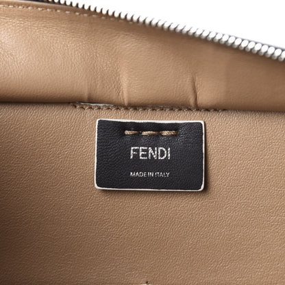 Fendi Vitello Baltico Dolce Petite 3Jours Tote Sand Black 12 of 14