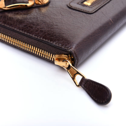 Balenciaga Agneau Giant 12 Gold Hardware Compagnon Wallet Black 10 of 12