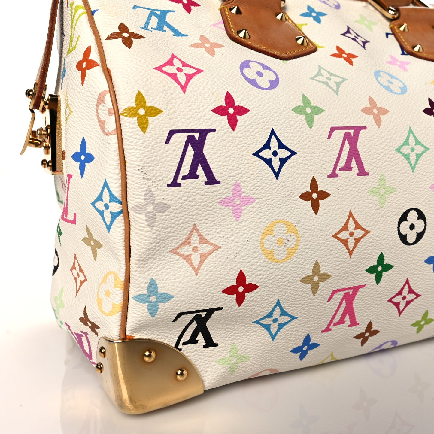 Monogram Multicolor Speedy 30 White