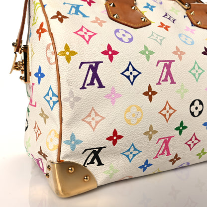 Louis Vuitton Monogram Multicolor Speedy 30 White 12 of 12