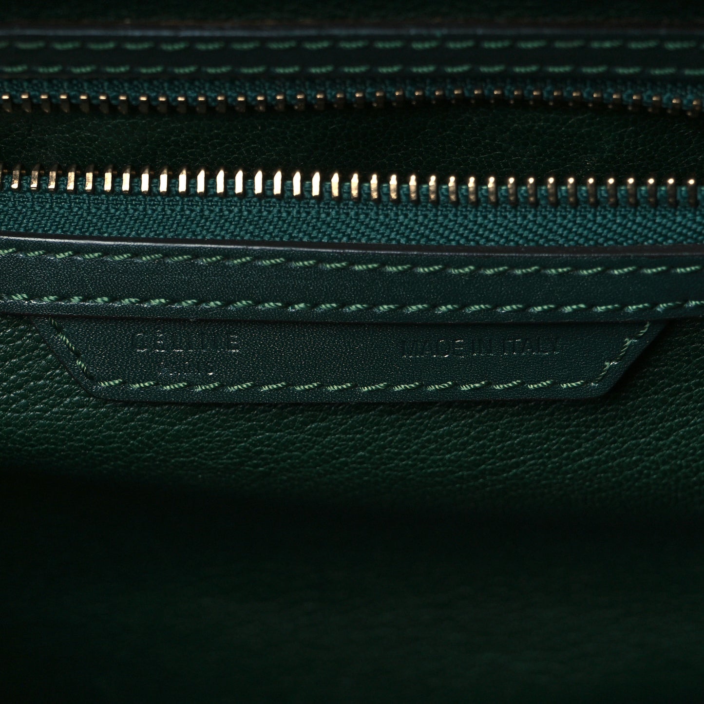 Smooth Calfskin Mini Luggage Emerald