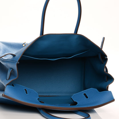 Hermes Togo Birkin 35 Mykonos 9 of 31
