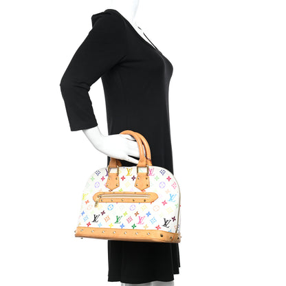 Louis Vuitton Monogram Multicolor Alma White 2 of 17