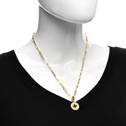 Roberto Coin 18K Yellow Gold Diamond Double O Paperclip Link Necklace 2 of 4