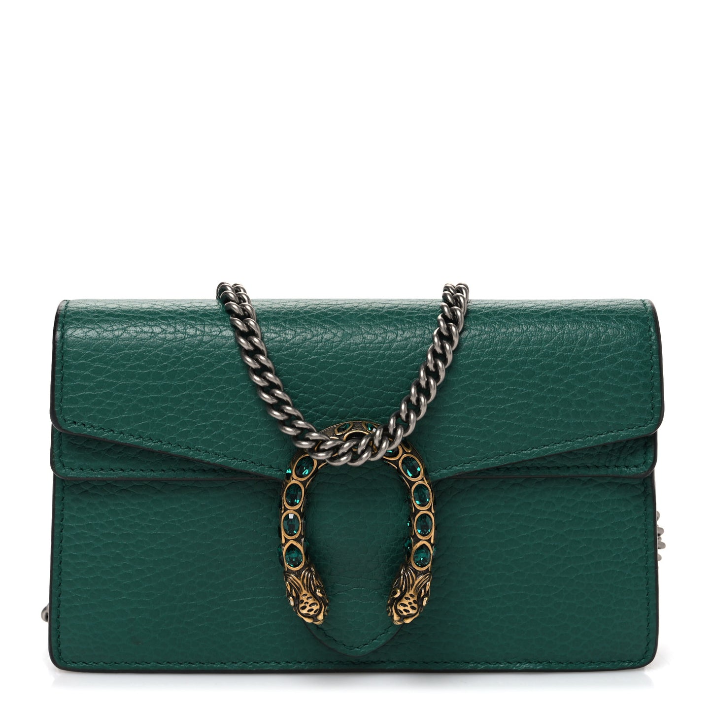 Calfskin Super Mini Dionysus Shoulder Bag Emerald
