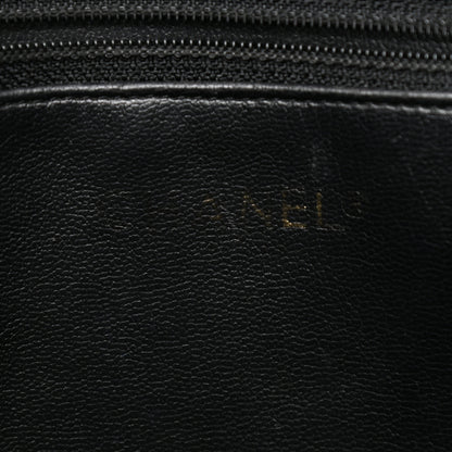 Chanel Lambskin Quilted Shopping Tote Black 6 of 12