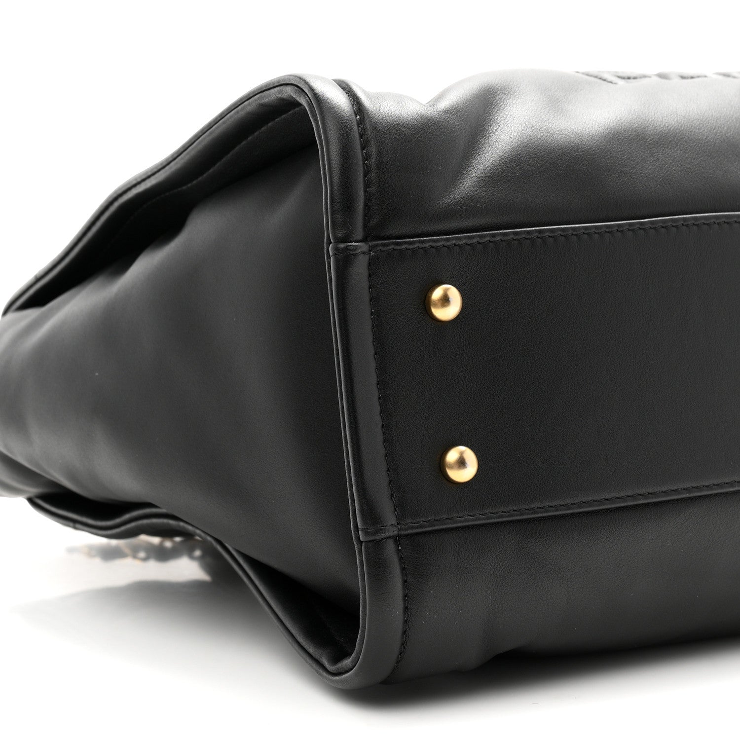 Chanel Calfskin Small Deauville Tote Black 10 of 12