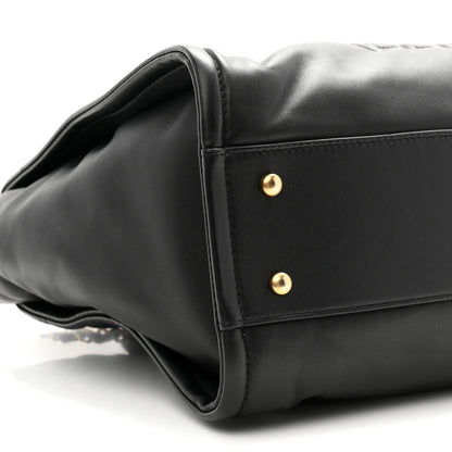 Chanel Calfskin Small Deauville Tote Black 10 of 12