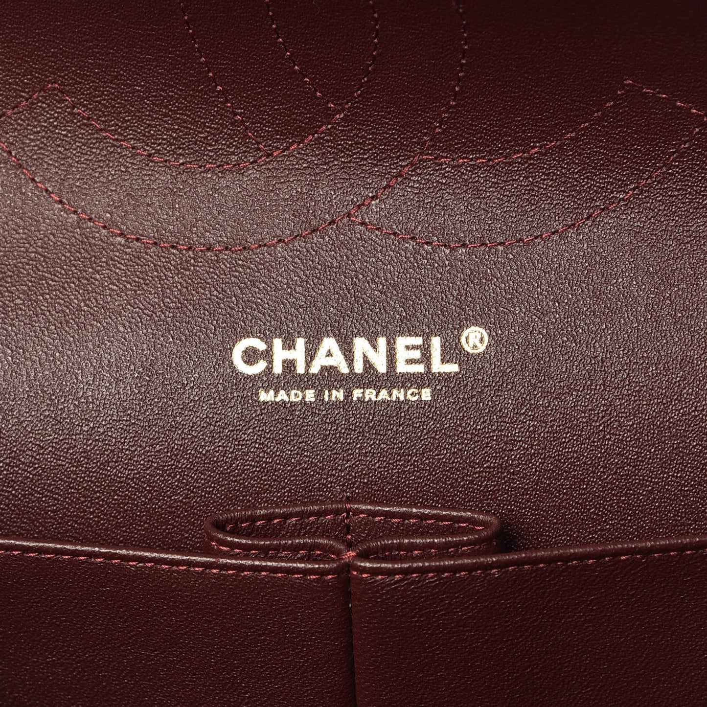 Lambskin Quilted Jumbo Double Flap Black