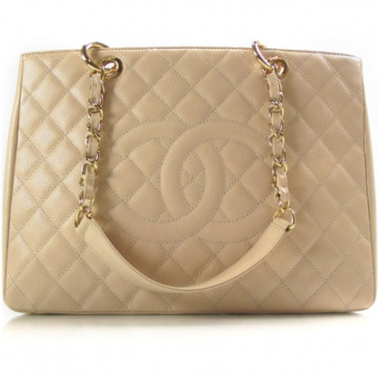 Chanel Caviar Grand Shopping Tote GST Beige Clair 1 of 10