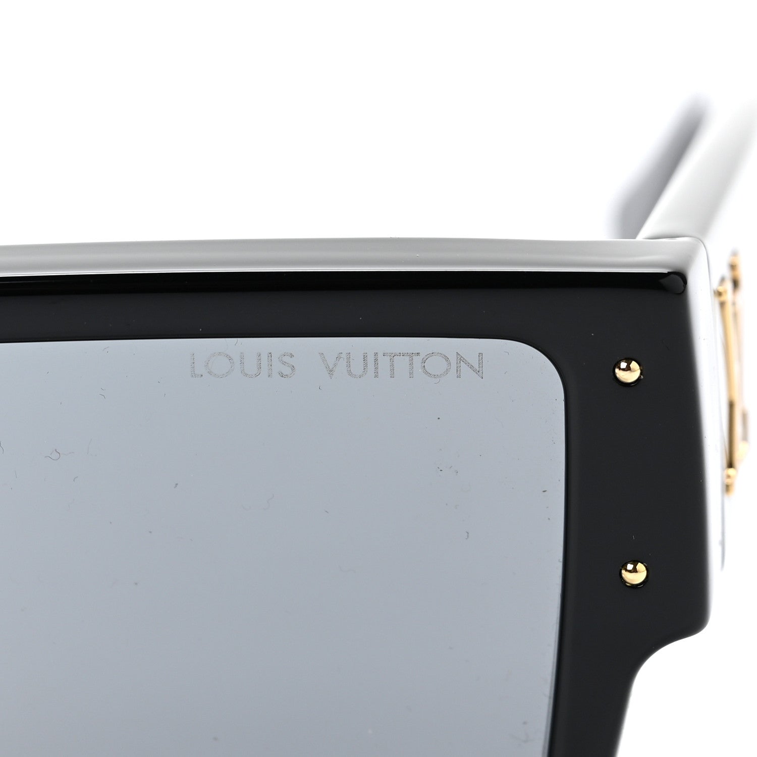 Louis Vuitton Acetate Cyclone Sunglasses Z1578E Black 5 of 8
