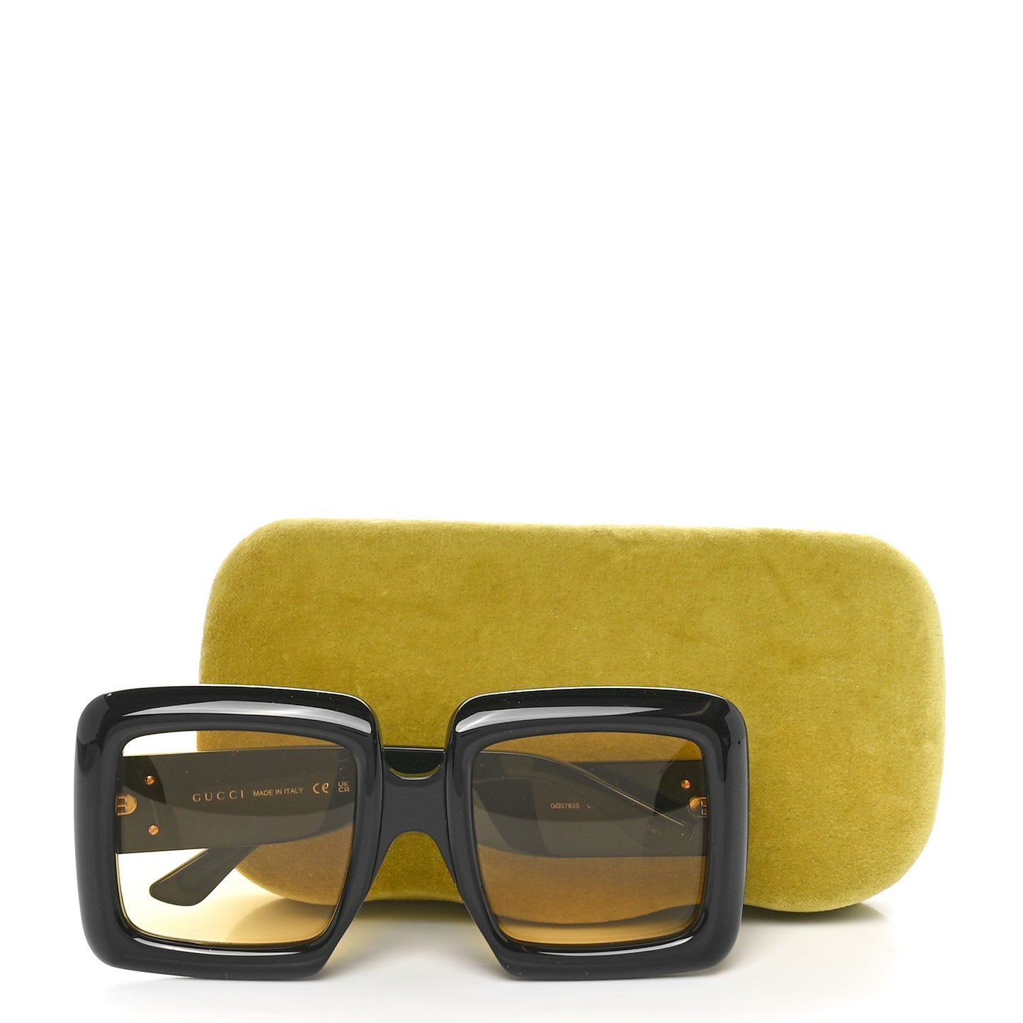 Oversized Square GG0783S Sunglasses Black