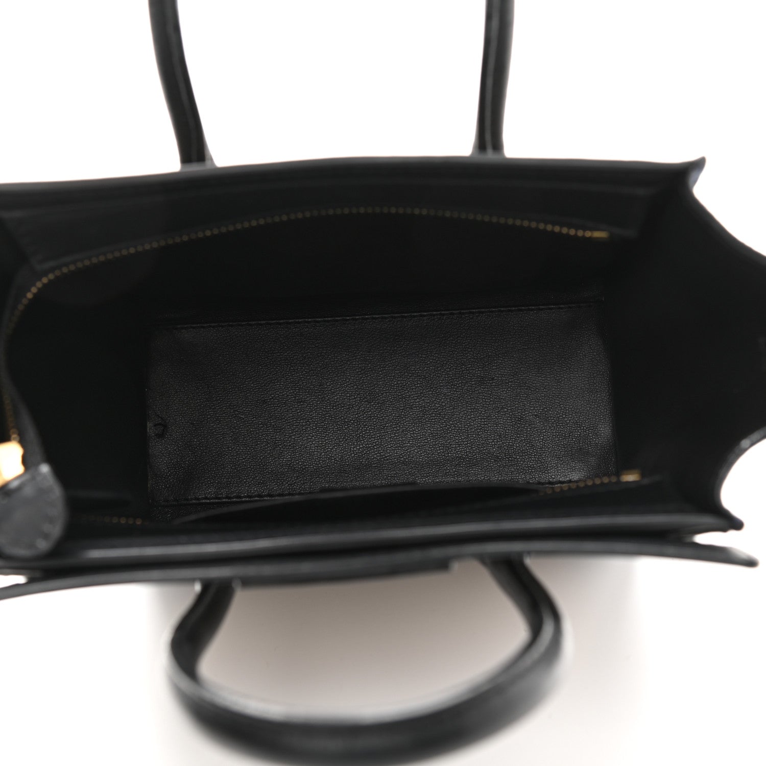 Celine Calfskin Suede Nano Tri-Color Luggage Sand 5 of 12
