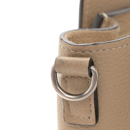 Celine Drummed Calfskin Nano Luggage Dune 11 of 15