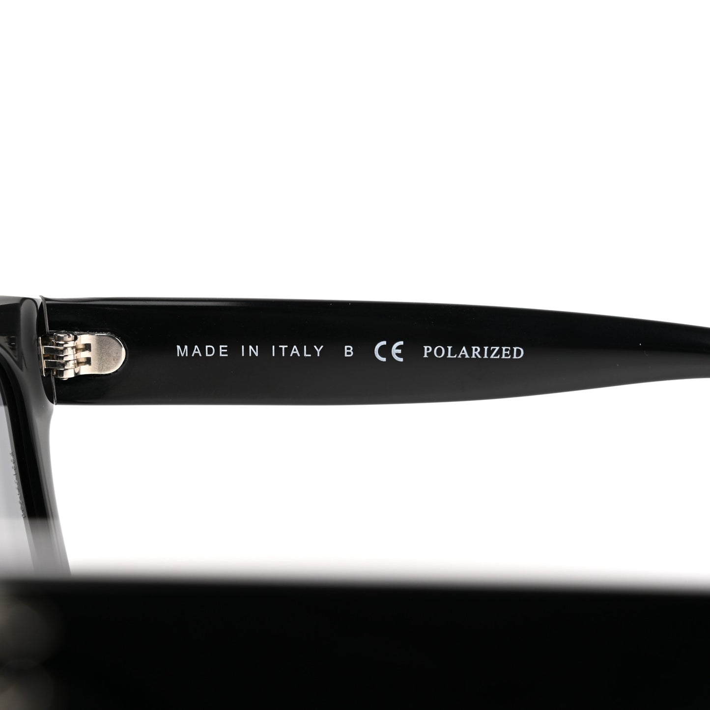 Acetate Polarized Square CC Sunglasses 5380 Black