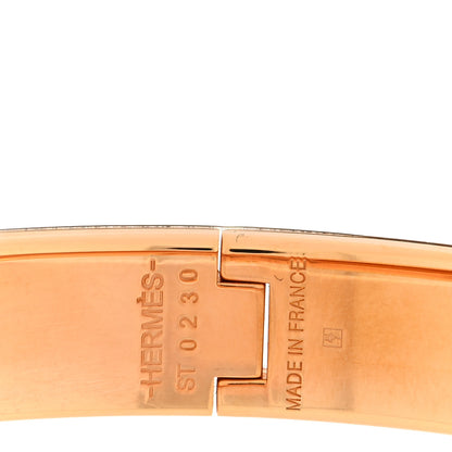 Hermes Enamel Clic Anneau Bracelet PM Craie 4 of 5