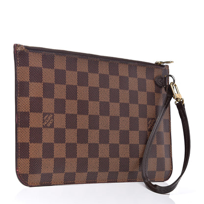 Louis Vuitton Damier Ebene Neverfull MM GM Pochette 3 of 14
