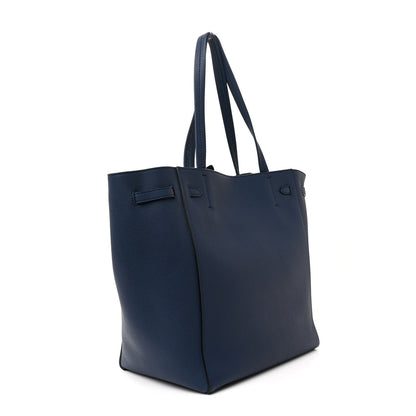 Celine Soft Grained Calfskin Small Belt Cabas Phantom Deep Blue 3 of 14