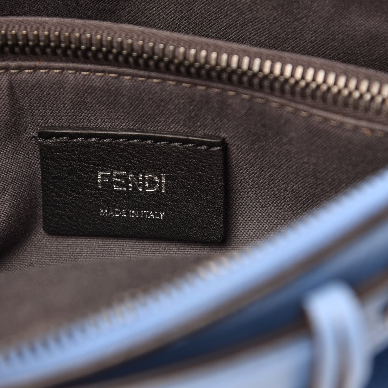 Fendi Vitello Dolce Crystal Croc Tail Mini By The Way Boston Bag Riviera Acquamarine 6 of 6