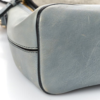 Chloe Suede Calfskin Mini Faye Backpack Washed Blue 6 of 10