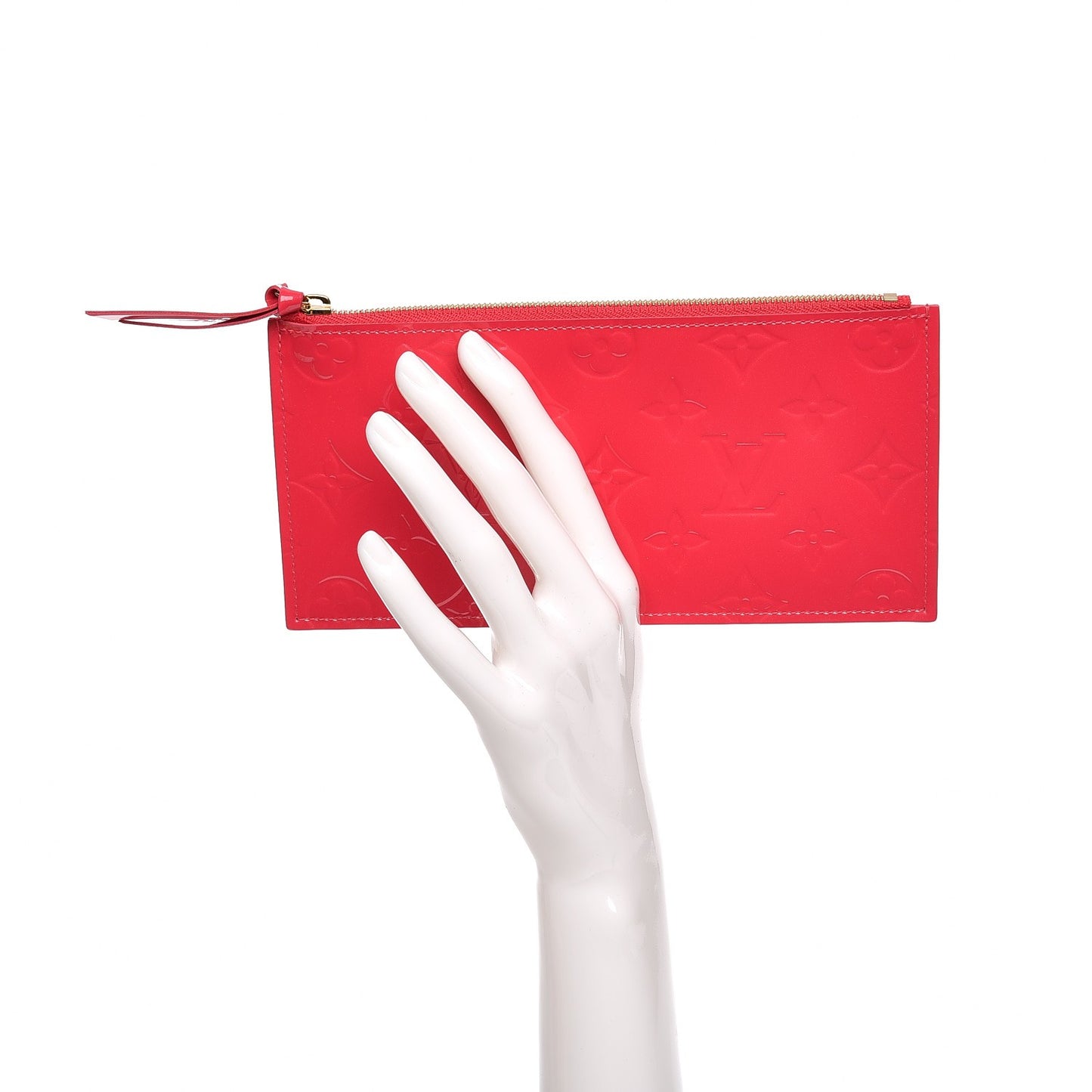 Vernis Felicie Chain Wallet Zippered Insert Hot Pink