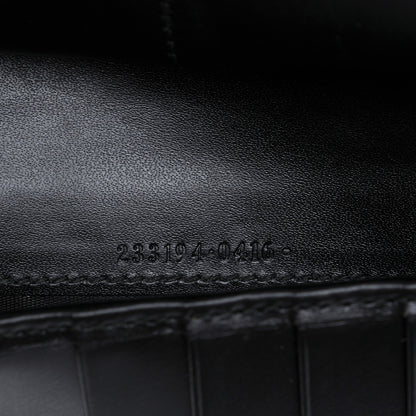Gucci Guccissima Signature Zip Around Organizer Wallet Black 7 of 7